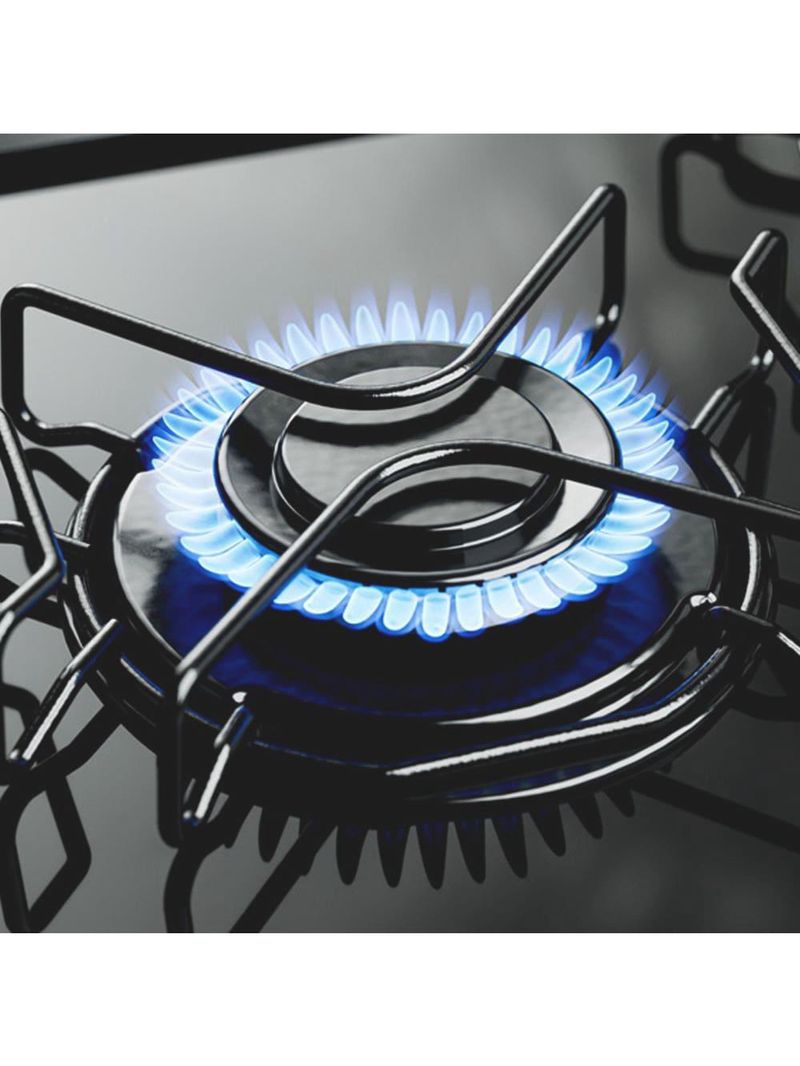 Fogão 5 bocas consul cfs5vbe com mesa de vidro e acendimento automático preto - bivolt