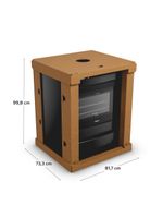 Fogão 5 bocas consul cfs5vbe com mesa de vidro e acendimento automático preto - bivolt