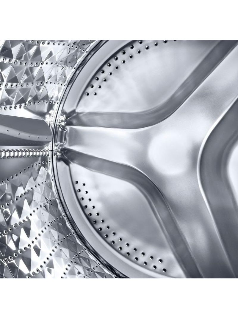 Lavadora de roupas samsung ww11t4040befaz com diamond drum e vapor de higiene branca - 11kg