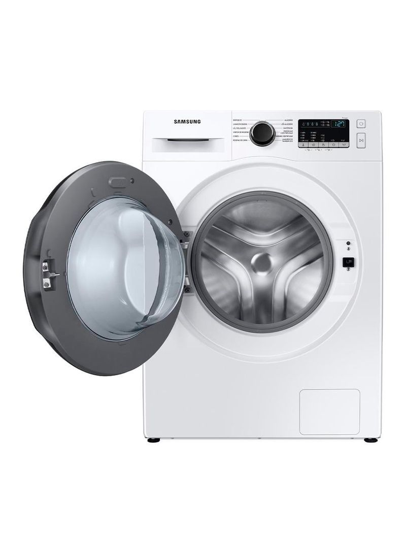 Lavadora de roupas samsung ww11t4040befaz com diamond drum e vapor de higiene branca - 11kg
