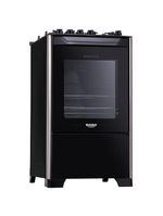 Fogão dako 4 bocas magister mesa de vidro acendimento automático bivolt preto