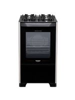 Fogão dako 4 bocas magister mesa de vidro acendimento automático bivolt preto