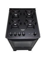 Fogão dako 4 bocas magister mesa de vidro acendimento automático bivolt preto