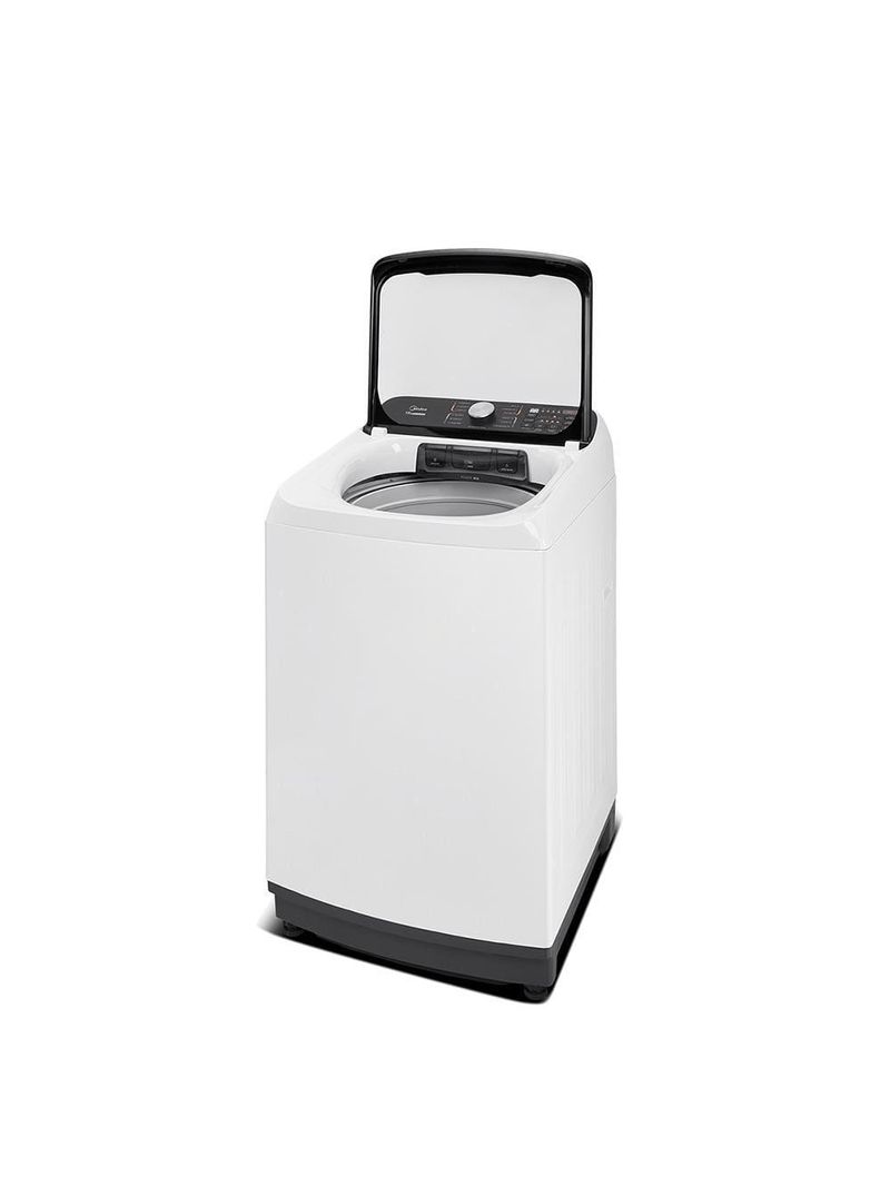 Lavadora de roupas midea wave agitator 15kg ma512w150a com timer digital, filtro de fiapos, função perfume+ e sistema power mix dispenser – branca