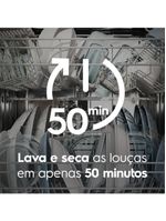 Lava-louças electrolux lb10e 10 serviços lava e seca branca