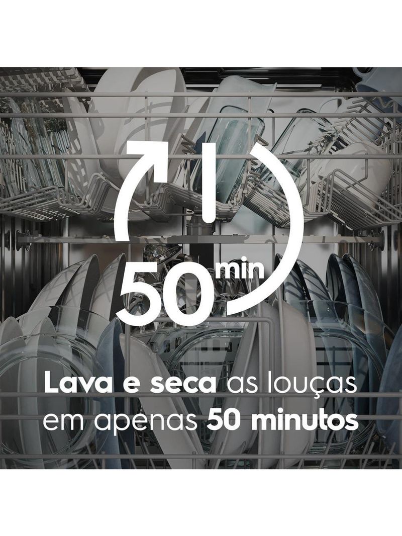 Lava-louças electrolux lb10e 10 serviços lava e seca branca