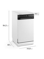 Lava-louças electrolux lb10e 10 serviços lava e seca branca