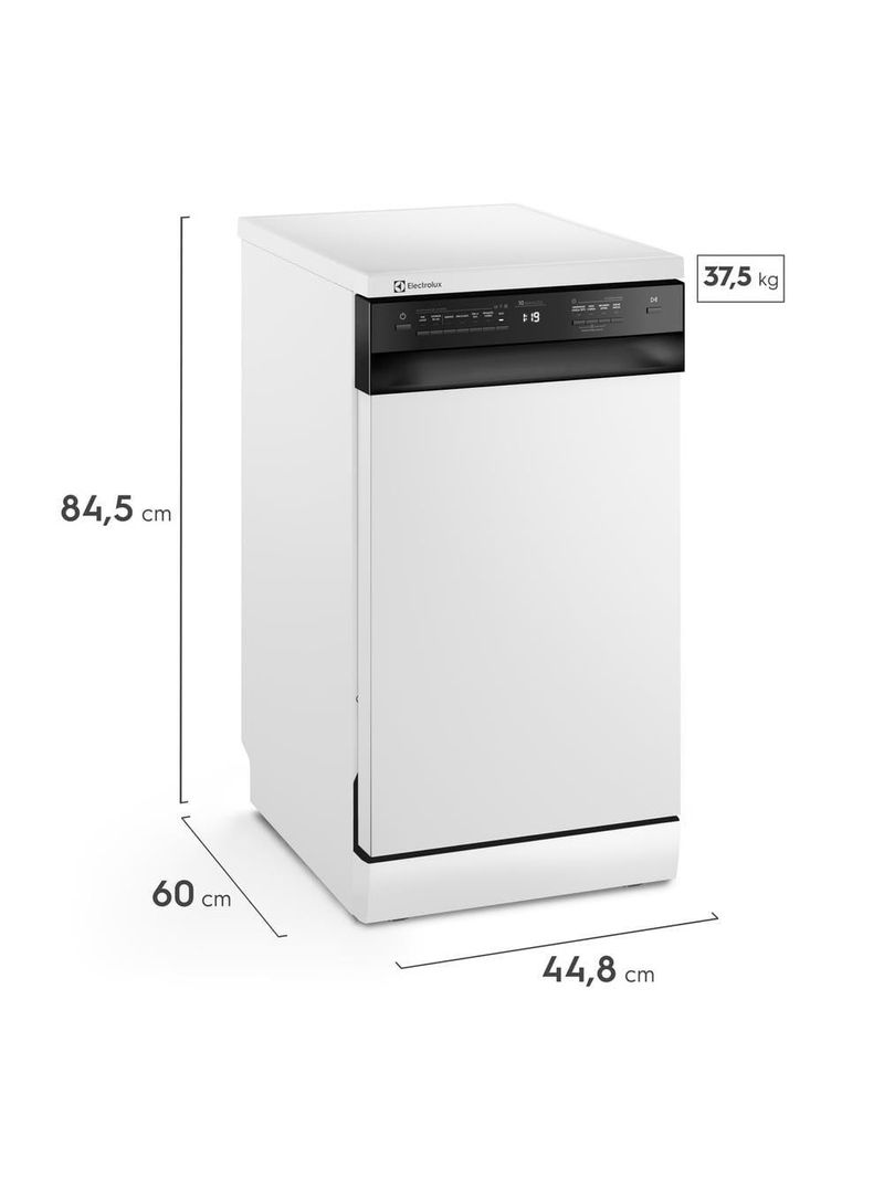 Lava-louças electrolux lb10e 10 serviços lava e seca branca