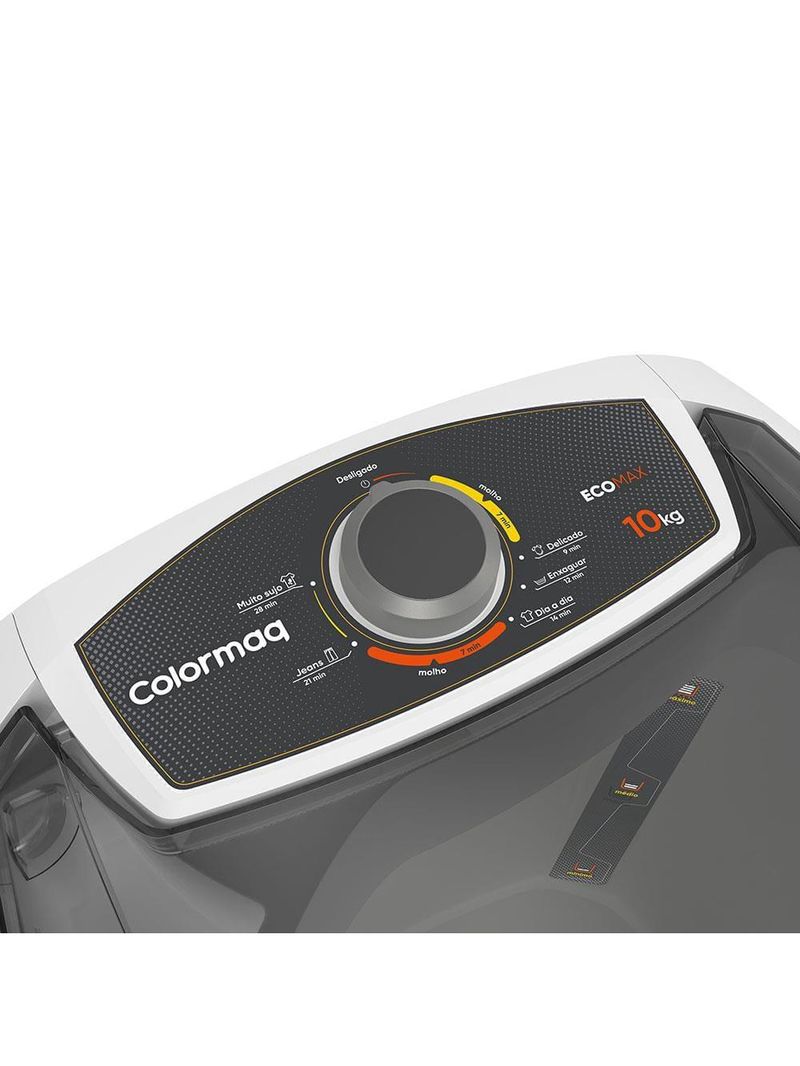 Tanquinho de roupas colormaq lcs10m semiautomática branca - 10kg