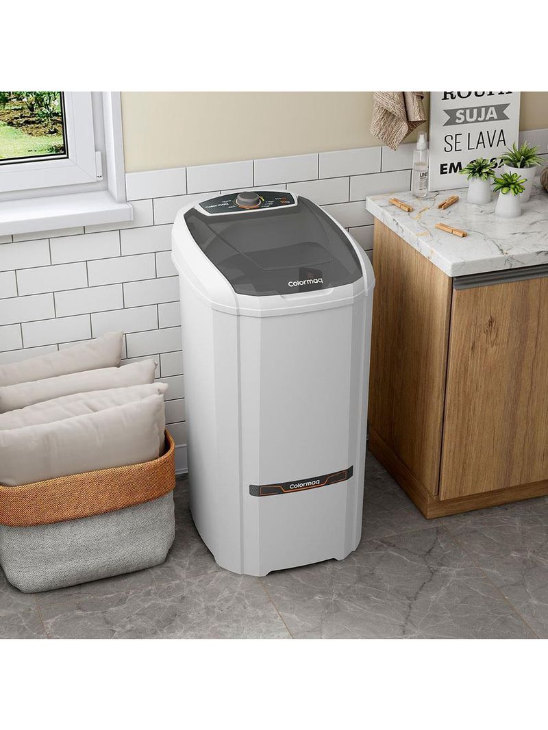 Tanquinho de roupas colormaq lcs10m semiautomática branca - 10kg