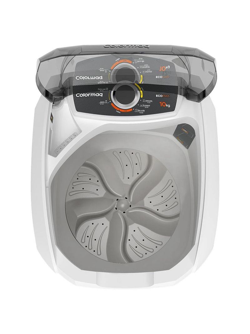 Tanquinho de roupas colormaq lcs10m semiautomática branca - 10kg