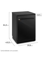 Lava-louças electrolux lp14v 14 serviços pro series – preta