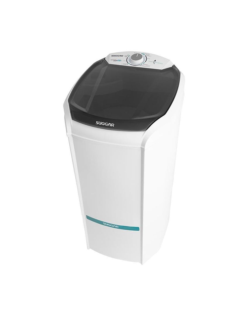 Lavadora suggar lavamax eco 15kg 6 programas de lavagem 500w branca