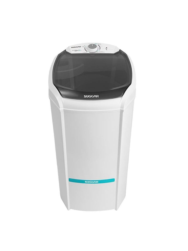 Lavadora suggar lavamax eco 15kg 6 programas de lavagem 500w branca