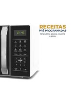 Micro-ondas britânia bmo23 20l limpa fácil 1100w preto/branco