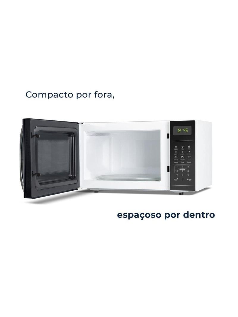 Micro-ondas britânia bmo23 20l limpa fácil 1100w preto/branco