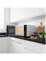 Micro-ondas britânia bmo23 20l limpa fácil 1100w preto/branco