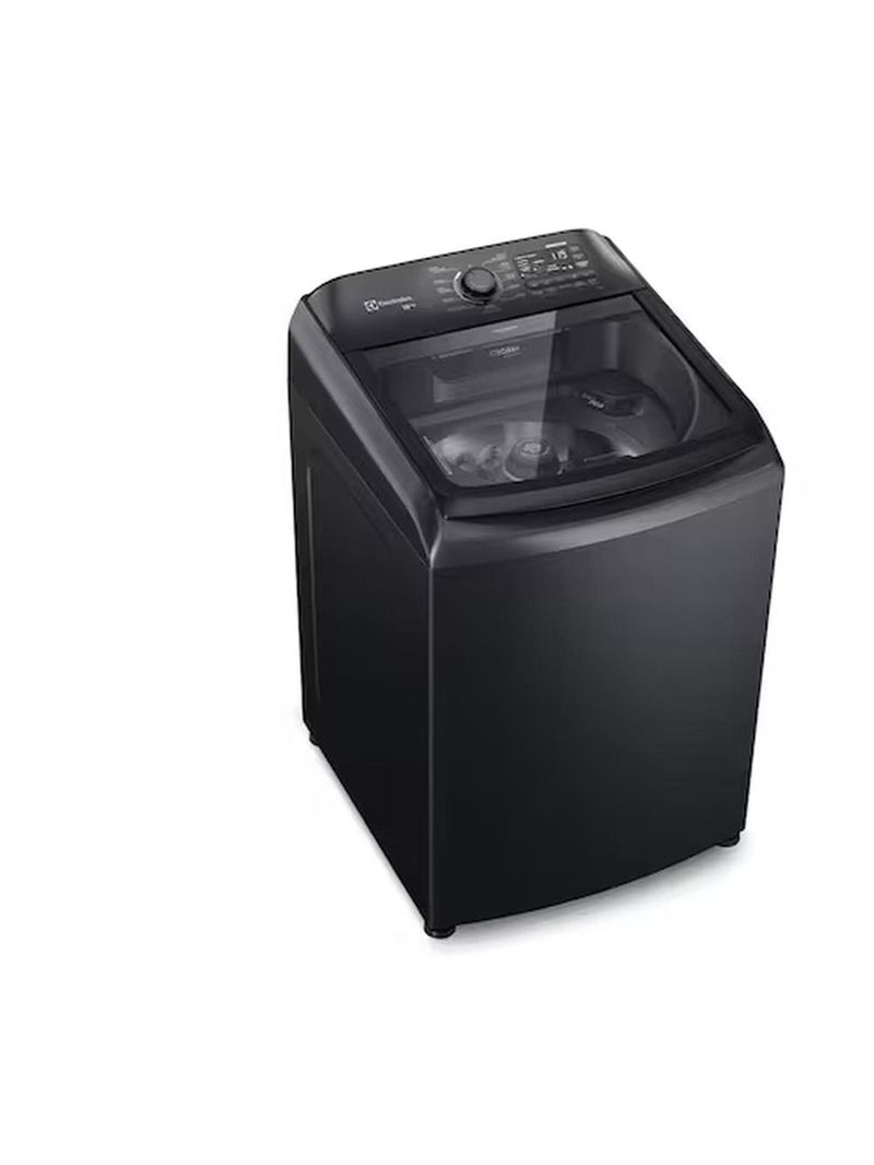 Lavadora de roupas electrolux expert leb18 18kg com tecnologia tripla filtragem, jet&clean e função pet pro - preta