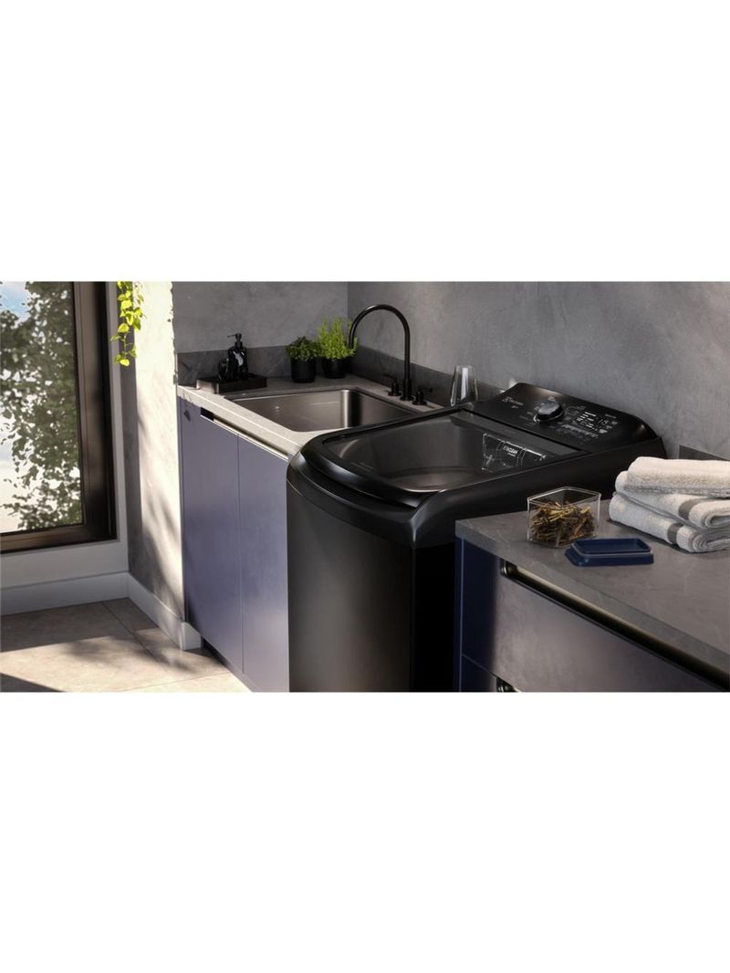 Lavadora de roupas electrolux expert leb18 18kg com tecnologia tripla filtragem, jet&clean e função pet pro - preta