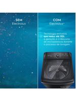 Lavadora de roupas electrolux expert leb18 18kg com tecnologia tripla filtragem, jet&clean e função pet pro - preta