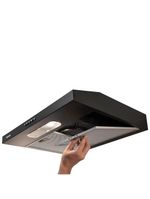 Depurador de ar suggar slim dps161pt/dps162pt preto com 3 velocidades – 60 cm