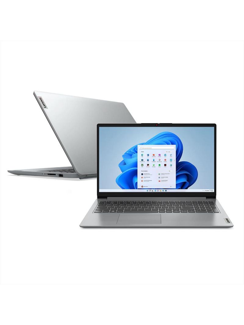 Notebook lenovo intel core i3 13º geração 8gb ram 256gb ssd tela 15,6" windows 11 - ideapad 1