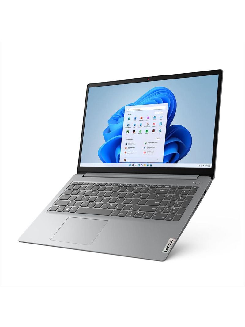 Notebook lenovo intel core i3 13º geração 8gb ram 256gb ssd tela 15,6" windows 11 - ideapad 1