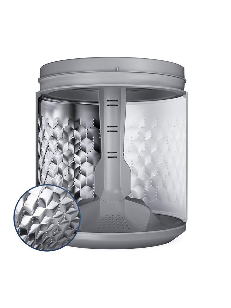 Lavadora de roupas electrolux efficient lep15 14,5kg com cesto inox, ultra filter e tecnologia jet&clean - preta