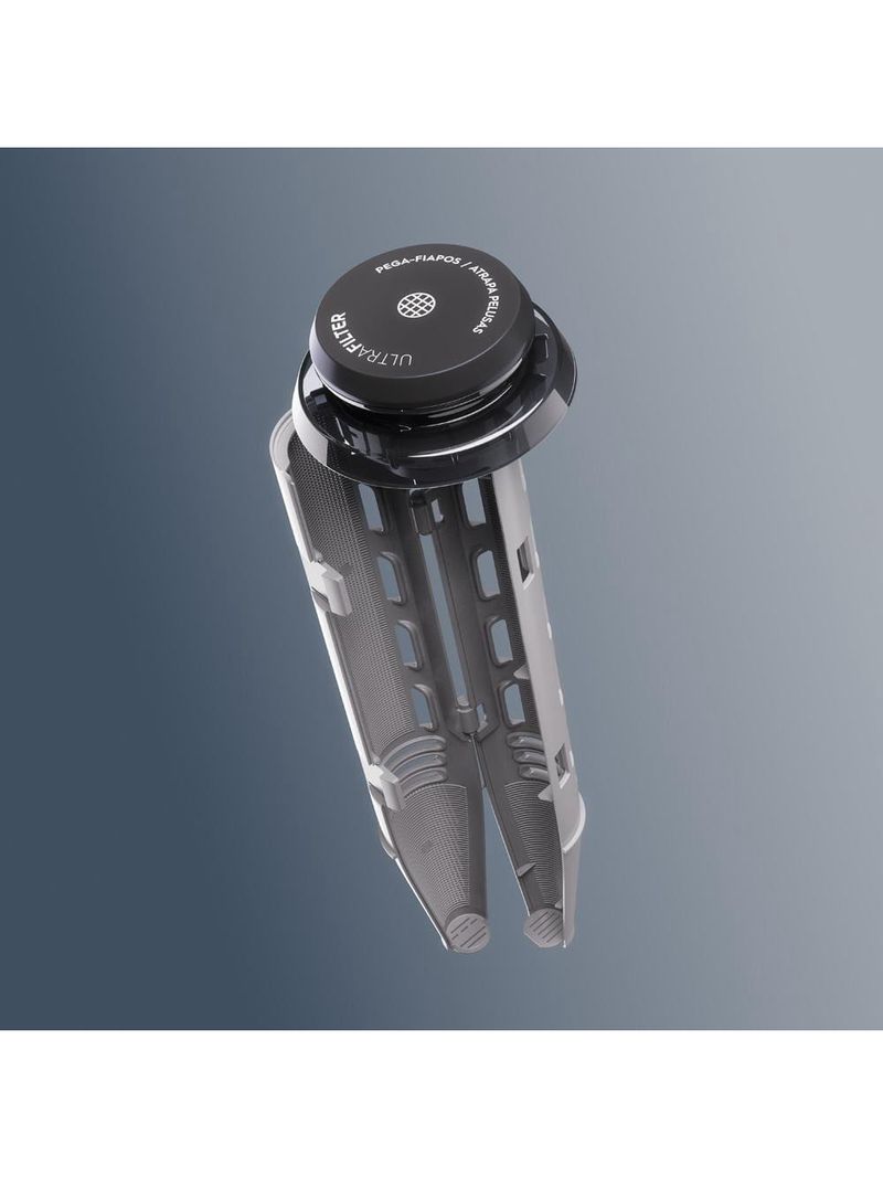 Lavadora de roupas electrolux efficient lep15 14,5kg com cesto inox, ultra filter e tecnologia jet&clean - preta