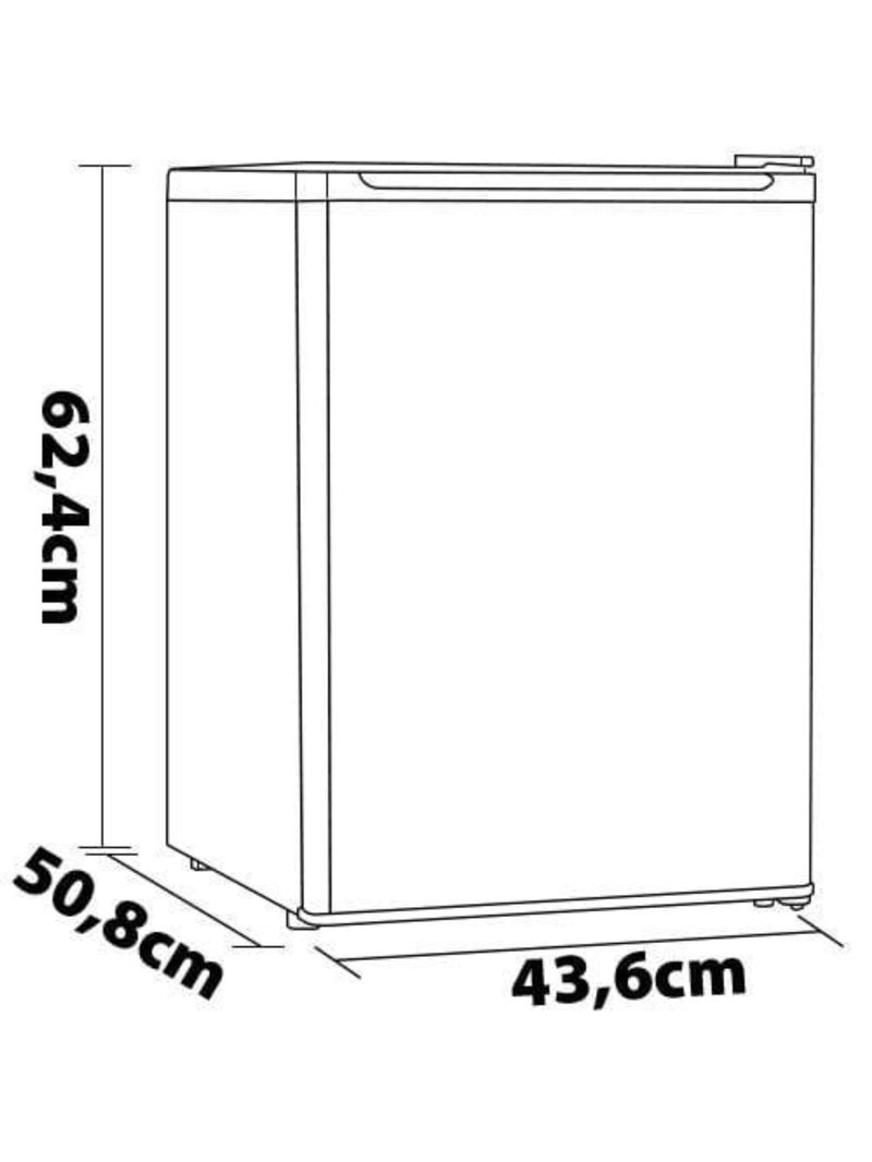 Frigobar philco pfg85b com controle de temperatura e porta reversível – branco