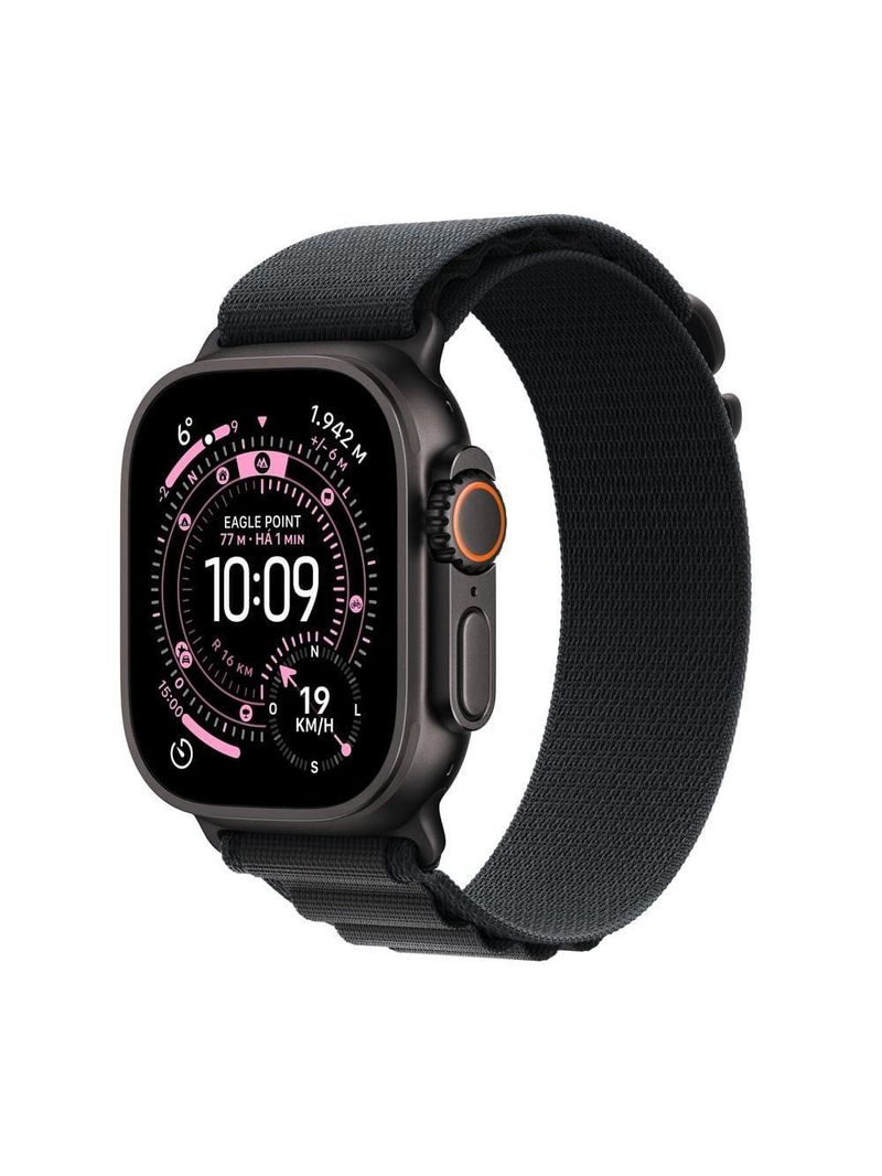 Apple watch ultra 3 gps+ cellular 49mm pulseira loop alpina preta