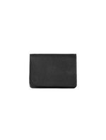 Carteira masculina de couro compacta bond preta