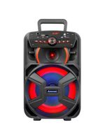 Caixa de som amvox aca221 gigante ii 220w bluetooth rádio fm preta