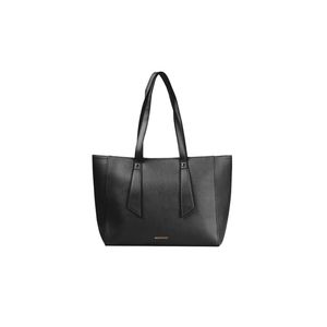 Bolsa feminina grande tote com alça alongada preta