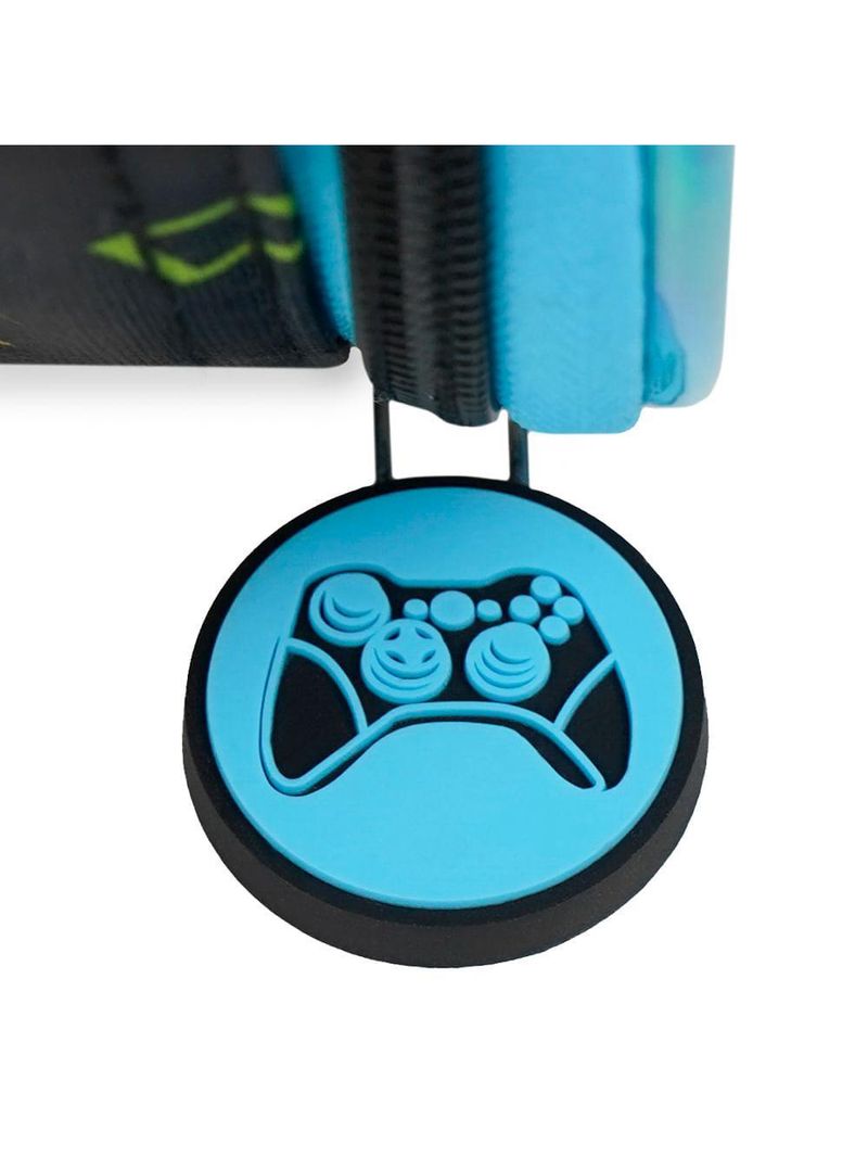 Lancheira térmica masculina video game preta