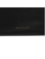 Bolsa de ombro feminina tote torniquete preta