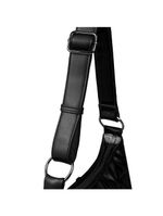 Bolsa feminina pequena baguette matelassê preta