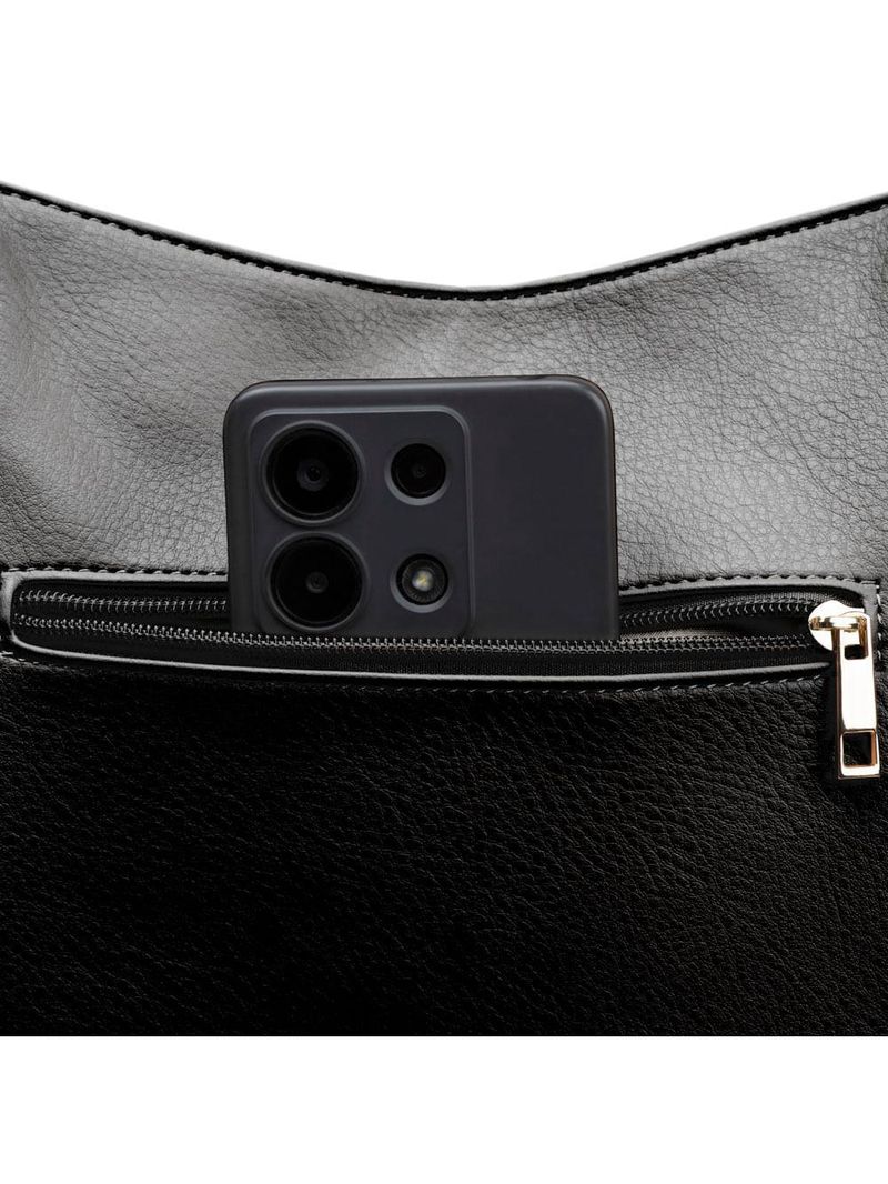 Bolsa feminina tote rebite preta