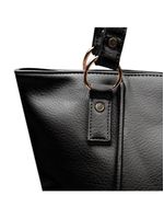 Bolsa feminina tote rebite preta