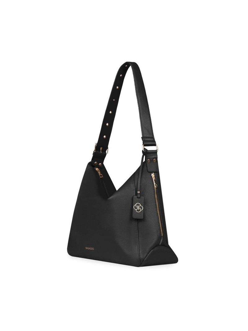 Bolsa feminina hobo soft premium preta