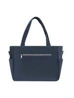 Bolsa feminina média executiva donna azul marinho