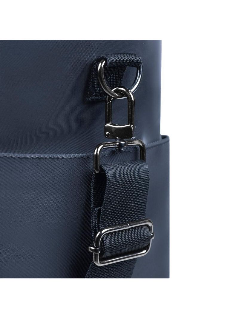 Bolsa feminina média executiva donna azul marinho