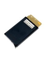 Carteira automática masculina metal advanced preta