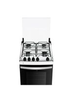 Fogão atlas 4 bocas agile up com mesa de inox, grade dupla no forno e acendimento automático bivolt - branco
