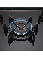 Fogão dako 5 bocas magister com mesa de vidro e acendimento automático bivolt - preto