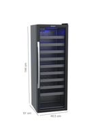 Adega Climatizada Venax Piubella 200 Preta 209L 220V