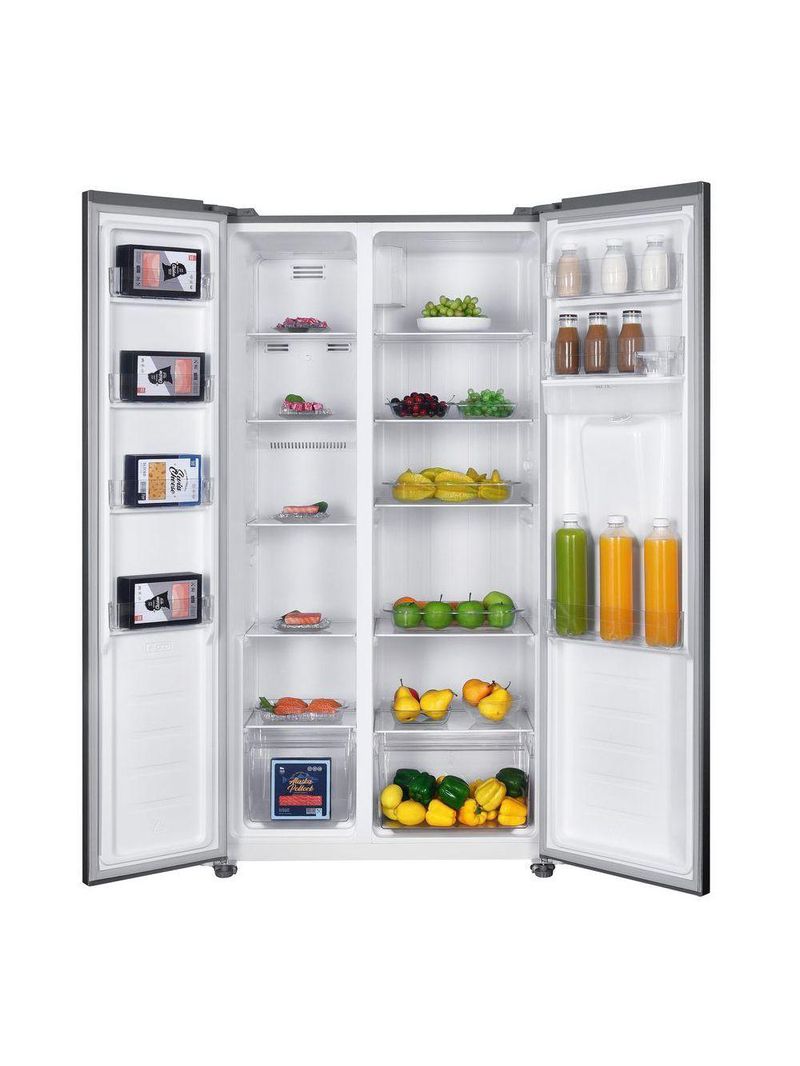 Geladeira Philco Side By Side PRF535ID Eco Inverter 434L Inox 110V