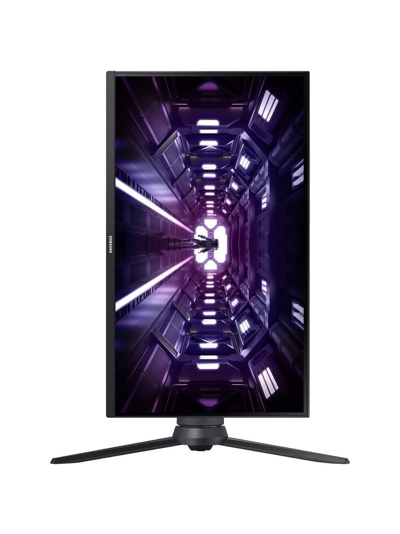 Monitor gamer samsung odyssey 24", fhd, 144 hz, 1ms, com ajuste de altura, hdmi, dp, vga, freesync, preto, série g3