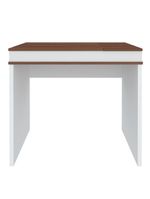 Escrivaninha artany mind com tampo duplo basculante - ipê/branco