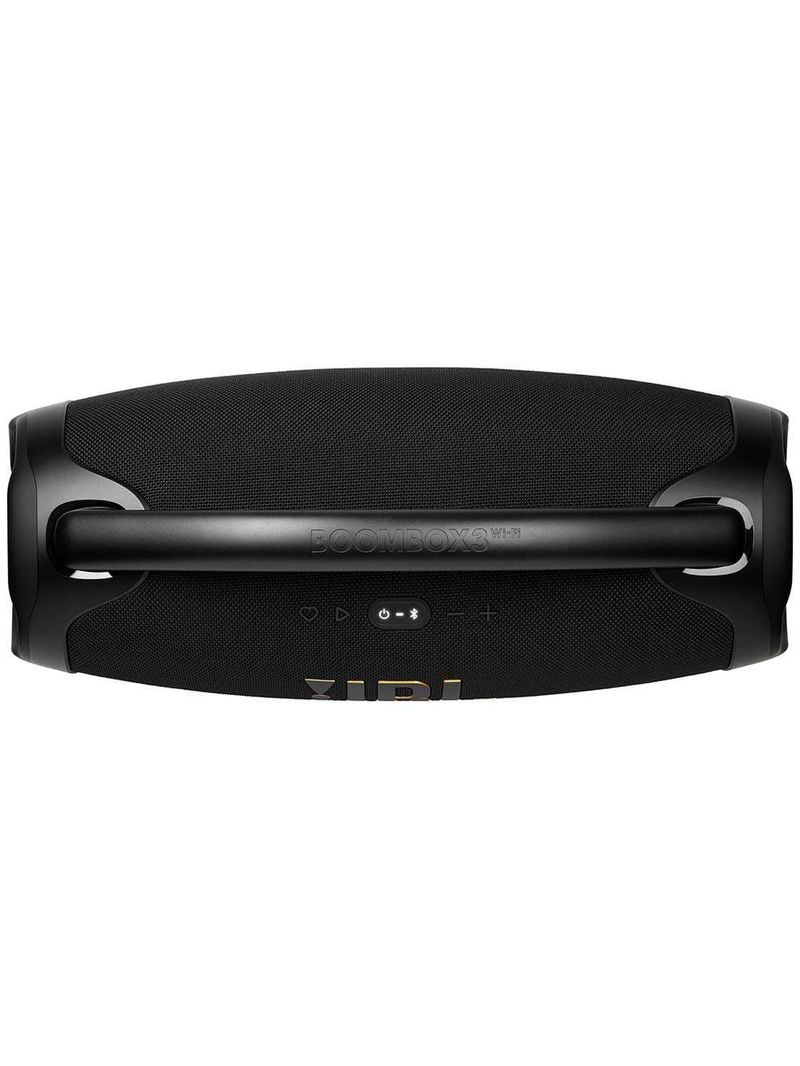 Caixa de som portátil jbl boombox 3 com wi-fi, bluetooth e certificação ip67 resistente à água - preta